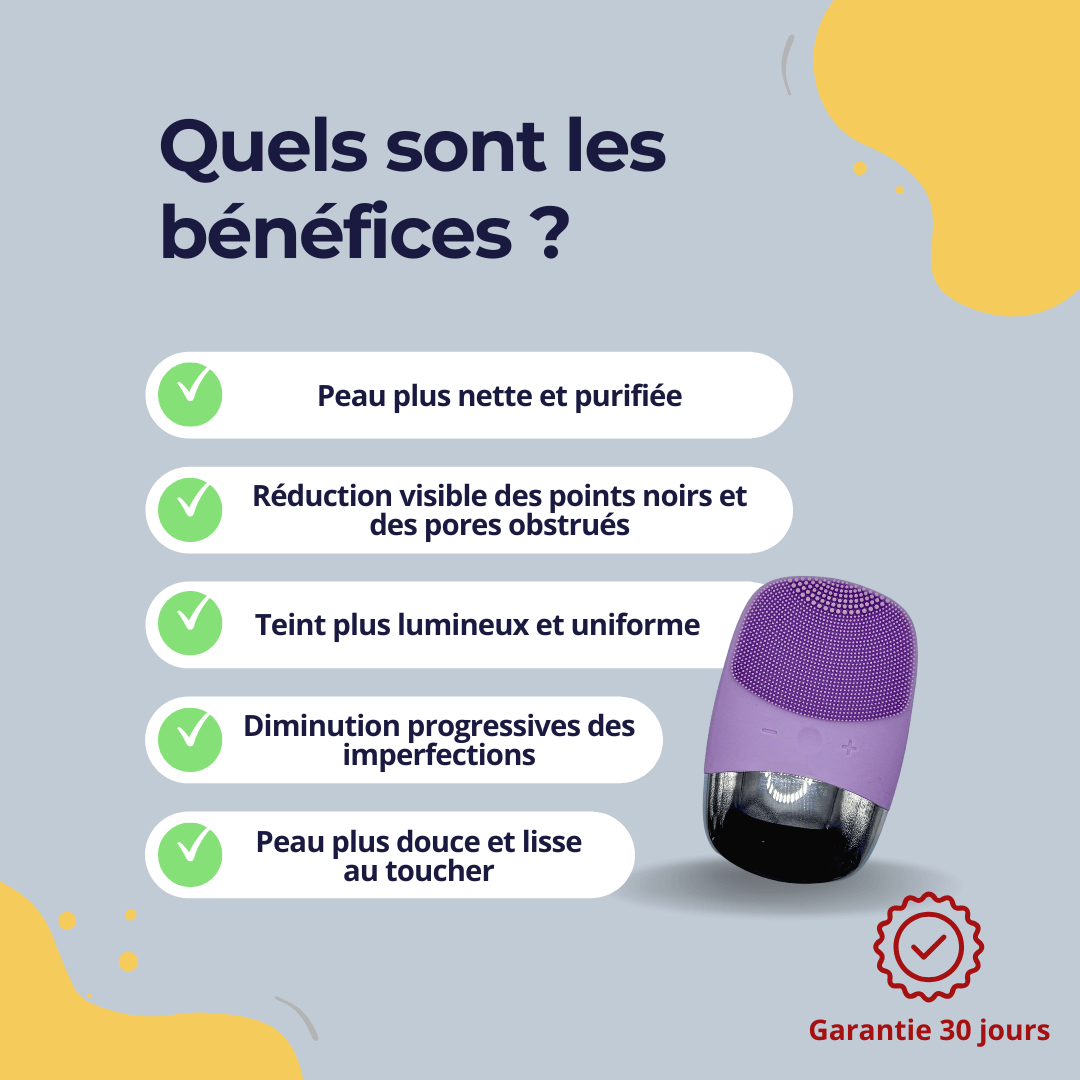 LumiClean™ - Brosse nettoyante sonique